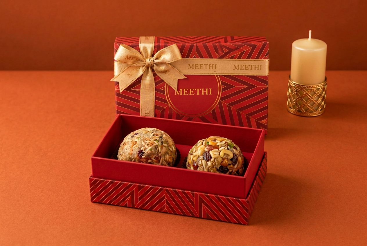 Jumbo Ladoo Box (2 Pcs)