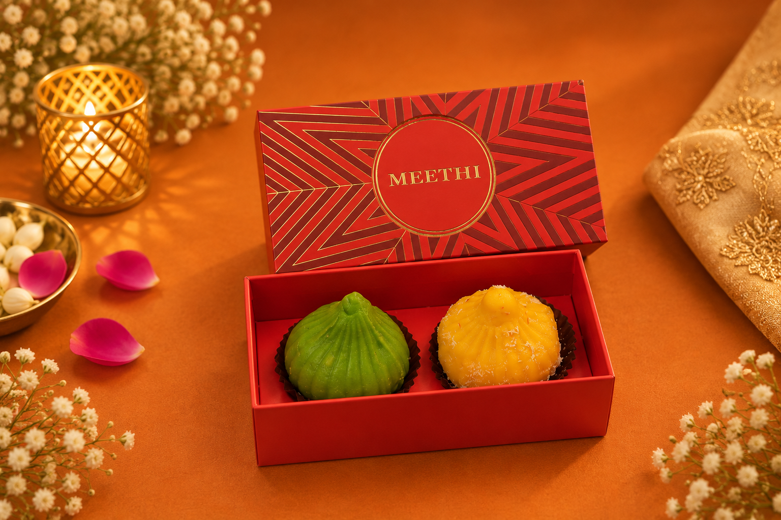 The Elegant Jumbo Modak Duo