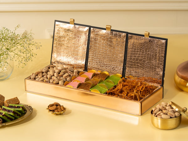 Rose Gold Trinity Box – Meethi