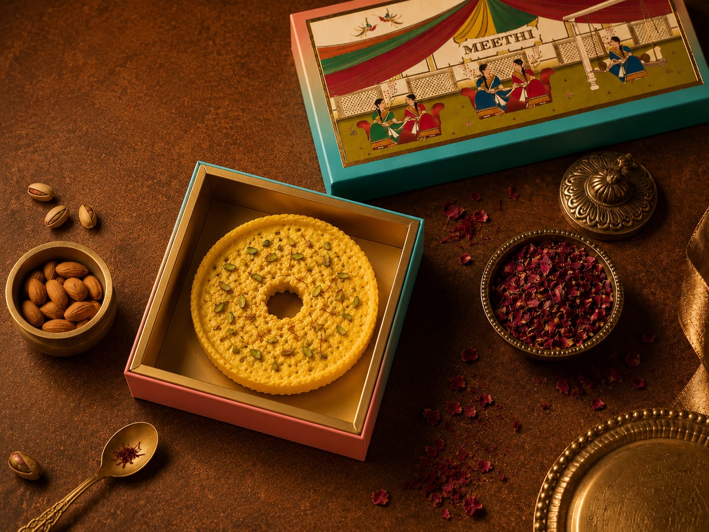 Ghewar Box [Single Piece]