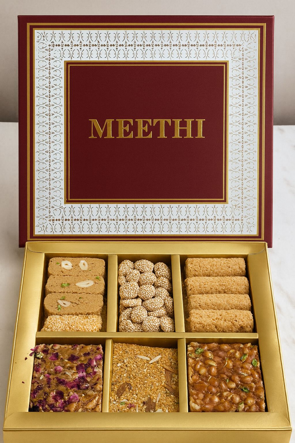 Classic Floral Gajak Box